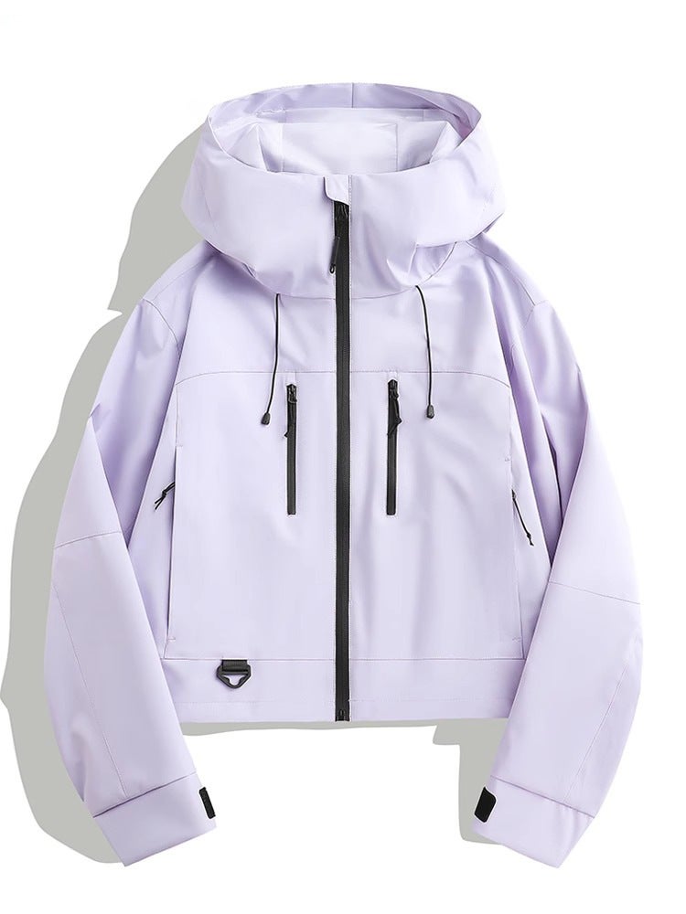 Woodpecker Short Coat Women'S Charge Clothes 2025 Early Spring Korean Style Trendy Brand Waterproof Windproof Small Jacket Coat - Image 3