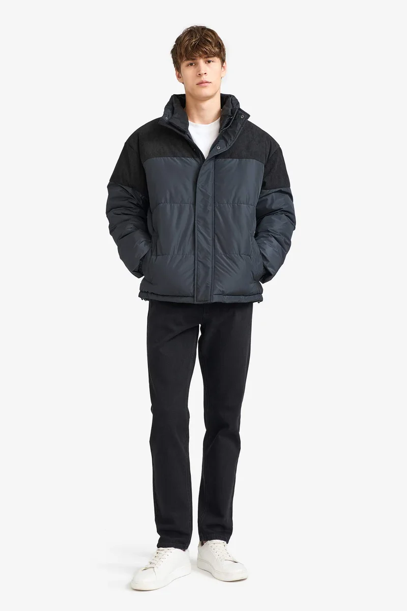 Defacto Oversize Fit with Pockets Lined Puffer Jacket