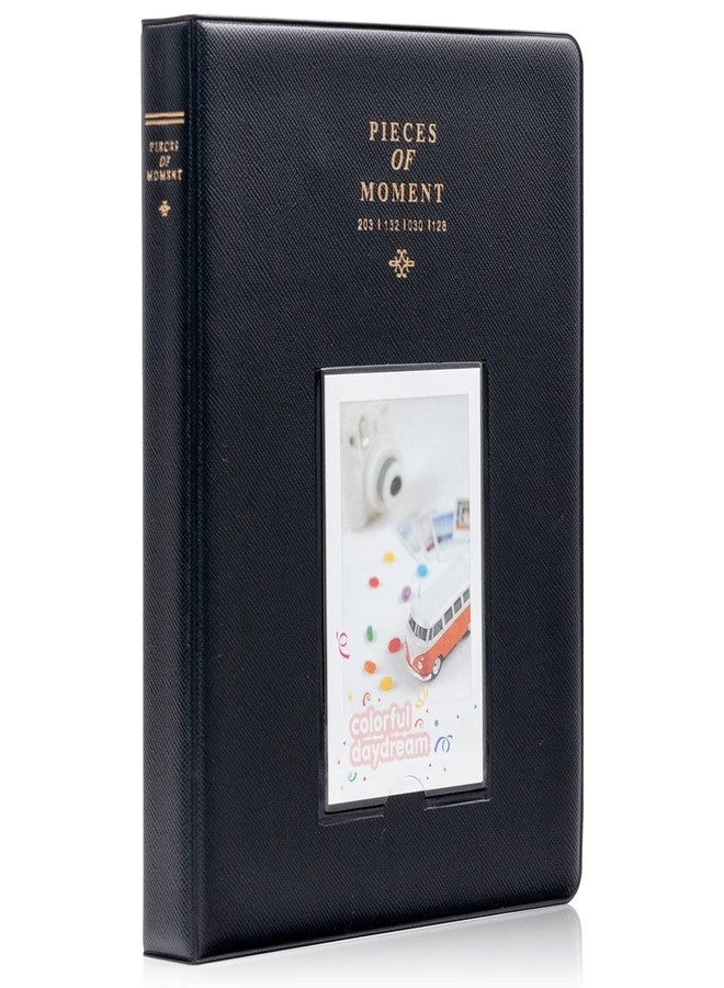 Ablus 128 Pockets Mini Photo Album - Fits for Fujifilm Instax Mini 11 Mini 9 Mini 8 Mini 90 Mini 25, Polaroid Snap PIC-300, Kodak Mini 3-Inch Film(Black) - Image 1