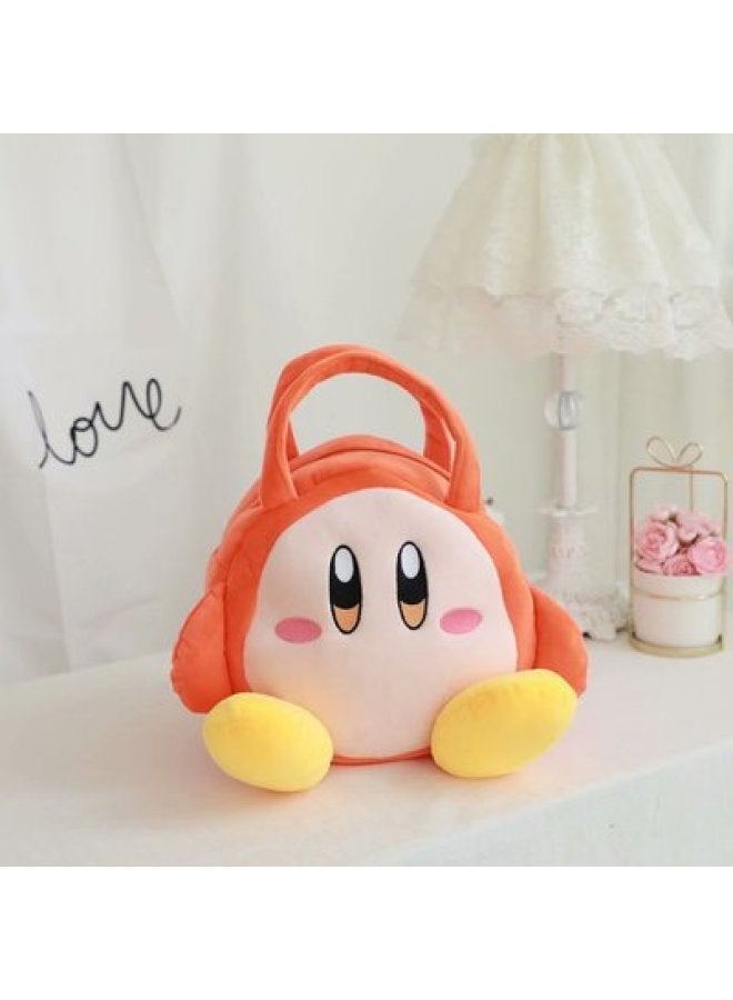 Cartoon Star Kabi Going Out Small Bag Handbag Plush Handbag Large Capacity Storage Bag Lunch Bag Lunch Box Bag