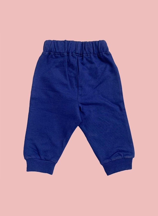 TINY TREASURES Kids Printed Dark Blue Full Shorts|100% Cotton Soft Boys Shorts|Comfortable Wear for Kids with Cool Prints|Everyday Casual Wear for Boys(Size : Age 3-6 Month) - Image 3