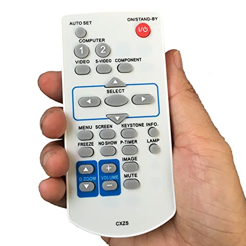 Kassionel Replacement Projector Remote Control Compatible for Eiki Projector LC-XBL30, LC-XBM21W, LC-XBM26, LC-XBM26W, LC-XBM31, LC-XBM31W, LC-XS31 - Image 2