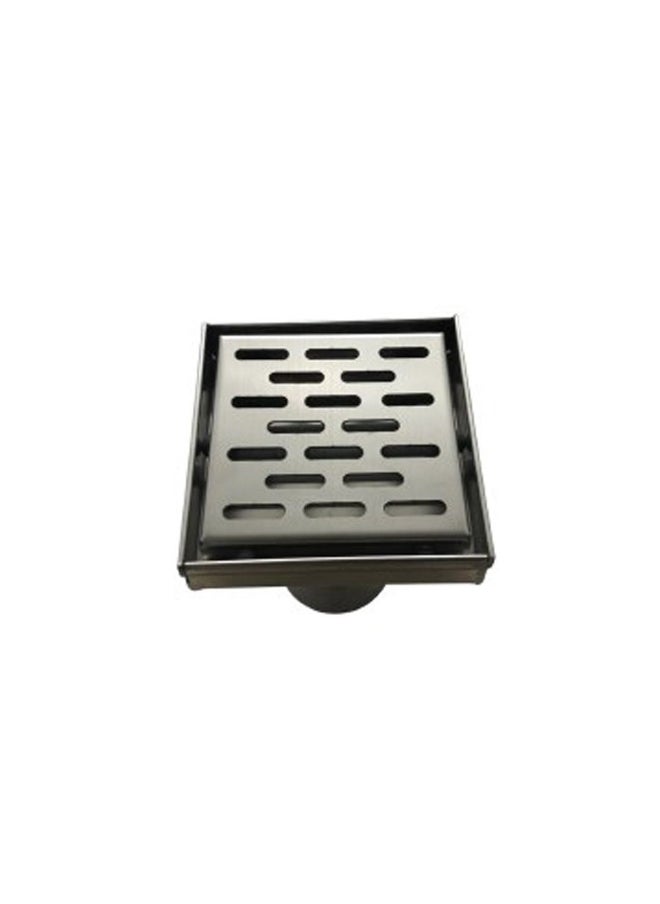 DANUBE HOME Milano Concealed Floor Drain Msd-10Nc 10X10 Ss304 | Stainless Steel Floor Drain | Floor Water Drain Filter Hair Catcher Strainer For Toilet Bathroom Washroom - Chrome  - Image 2
