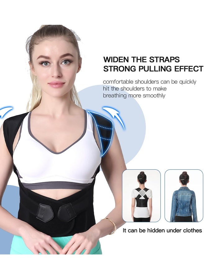 Posture Corrector for Women and Men,Adjustable Shoulder Straightener,Back Support Brace,Upper Spine scoliosis, hunchback - Image 5