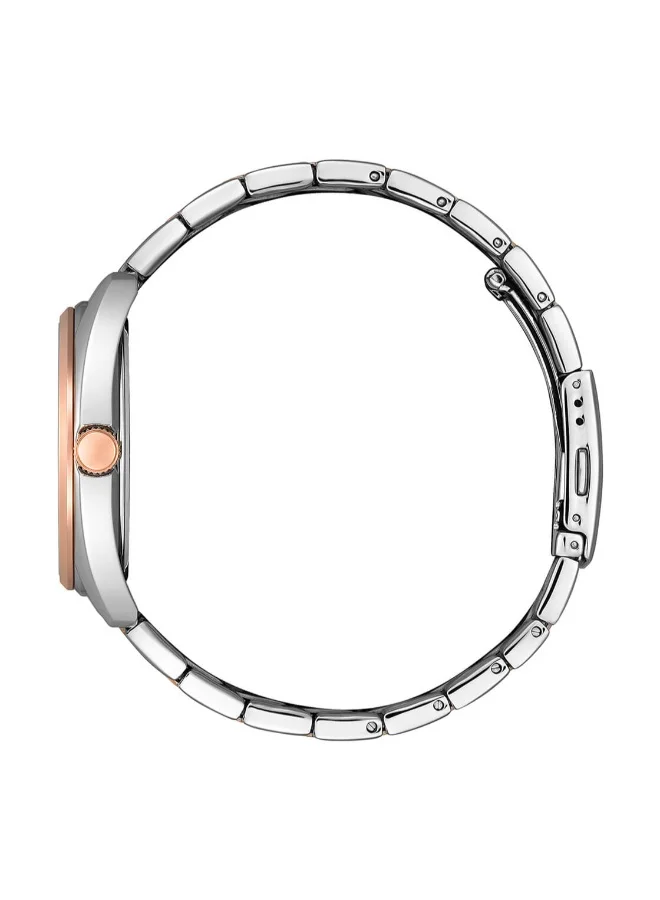 CITIZEN Stainless Steel With Two-Tone Pink Gold Plating Analog Watch BI5104-57Z - 41 mm