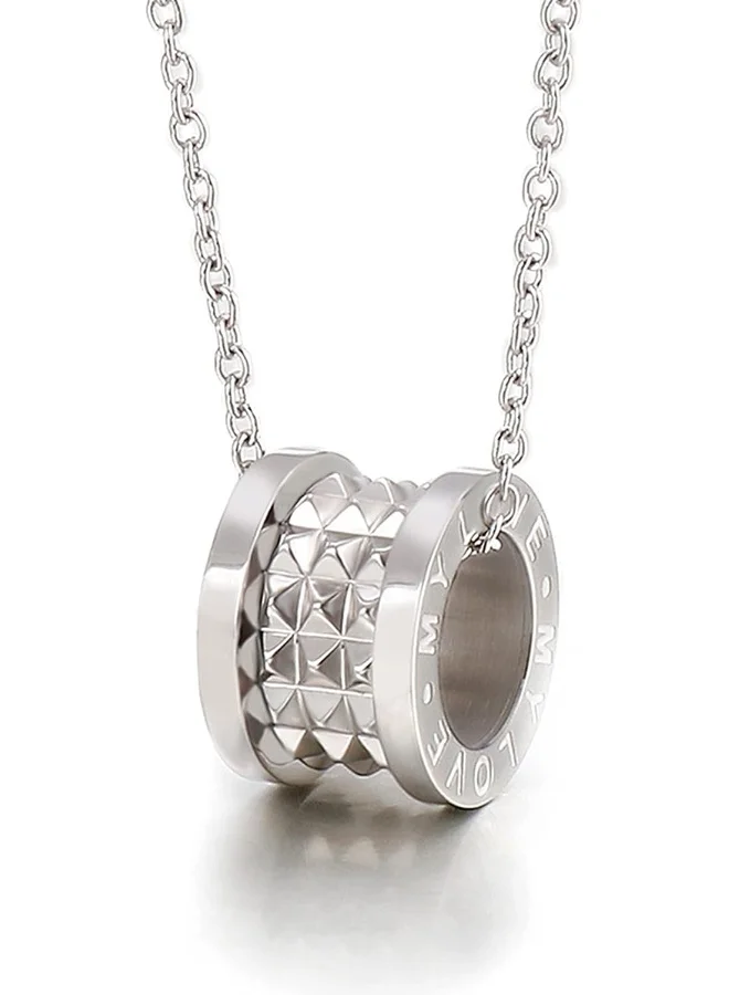 Lee Cooper Women's Stainless Steel Silver Plating Necklace - LC.N.01008.330