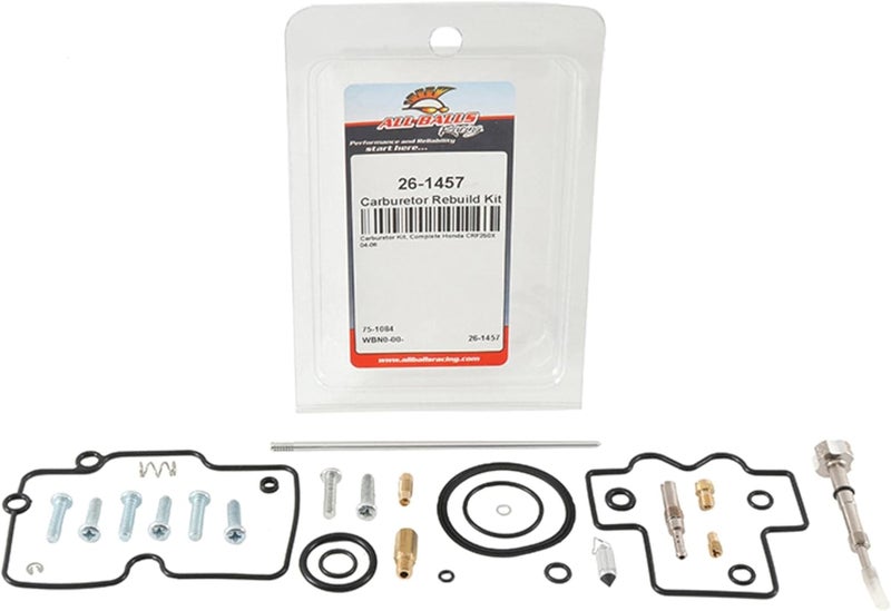 All Balls Racing 26-1457 Carburetor Rebuild Kit for Honda CRF250X (2004-2006) - Image 3