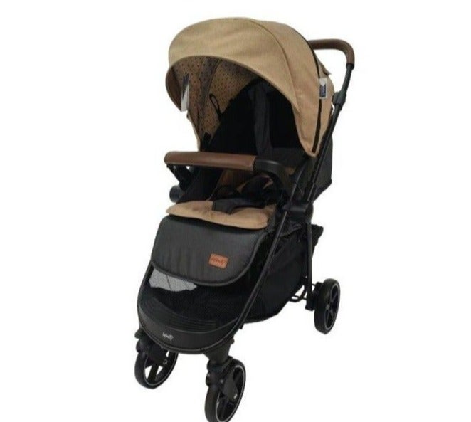 Infinity A comfortable and practical stroller from Infinity, suitable for daily outings and travel, with an elegant design and distinctive color (beige). - Image 1