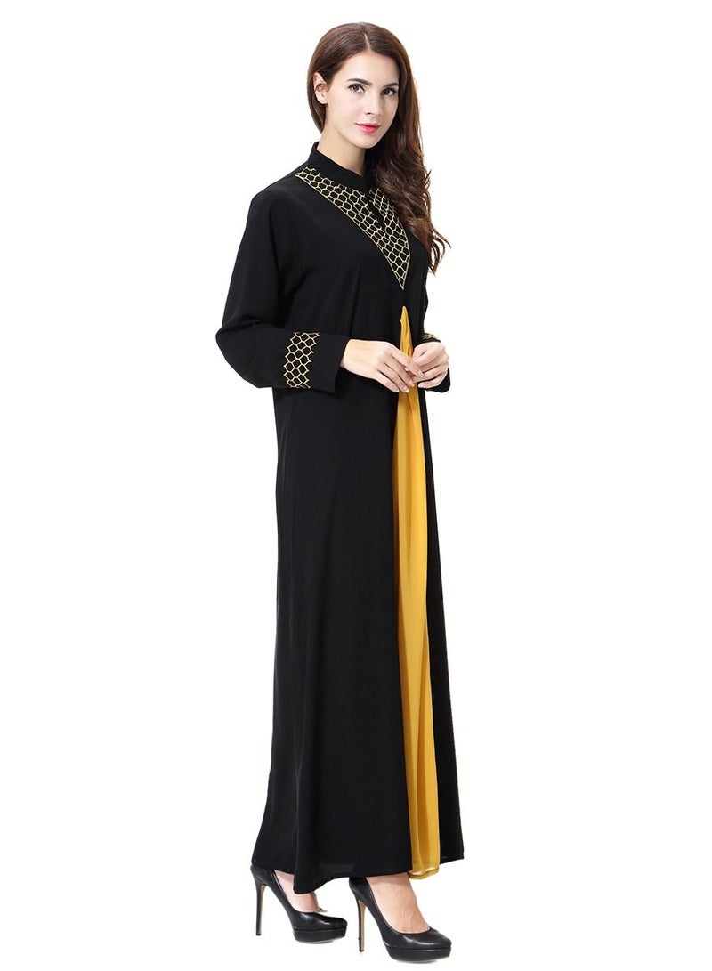 Loquat Muslim Lady wool peach Dress - Image 3