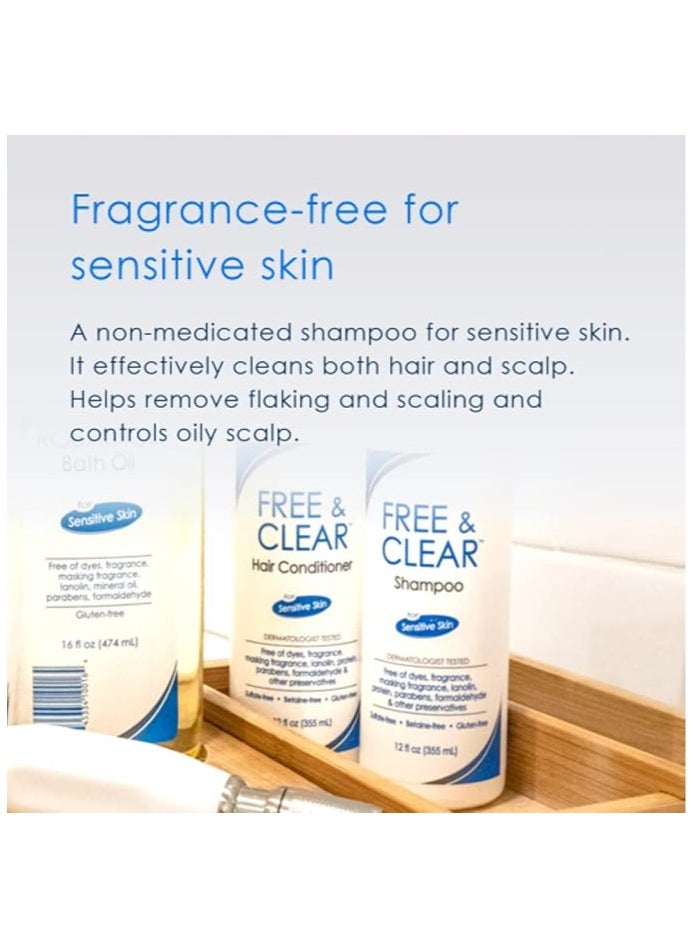 Vanicream Vanicream Free & Clear Hair Shampoo | Fragrance, Gluten and Sulfate Free | For Sensitive Skin | 12 Ounce  - Image 3