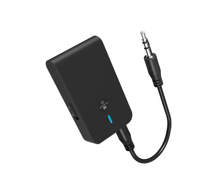 OiDiPi Bluetooth 5.3 Transmitter Receiver for TV and Wireless Headphones, 2-in-1 Bluetooth Adapter, Wireless Transmitter for TV, PC, MP3, Gym, Airplane Use with Any 3.5 mm Audio Jack… - Image 1