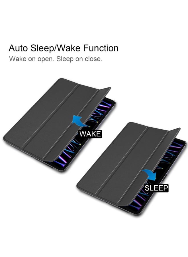 Case for HUAWEI MatePad 11.5 inch/Air 11.5 inch/11.5S 11.5inch, Auto Wake/Sleep, Comfortable Skin Touch, Slim Trifold Stand Protective Cover with Soft TPU Back, Black - Image 2