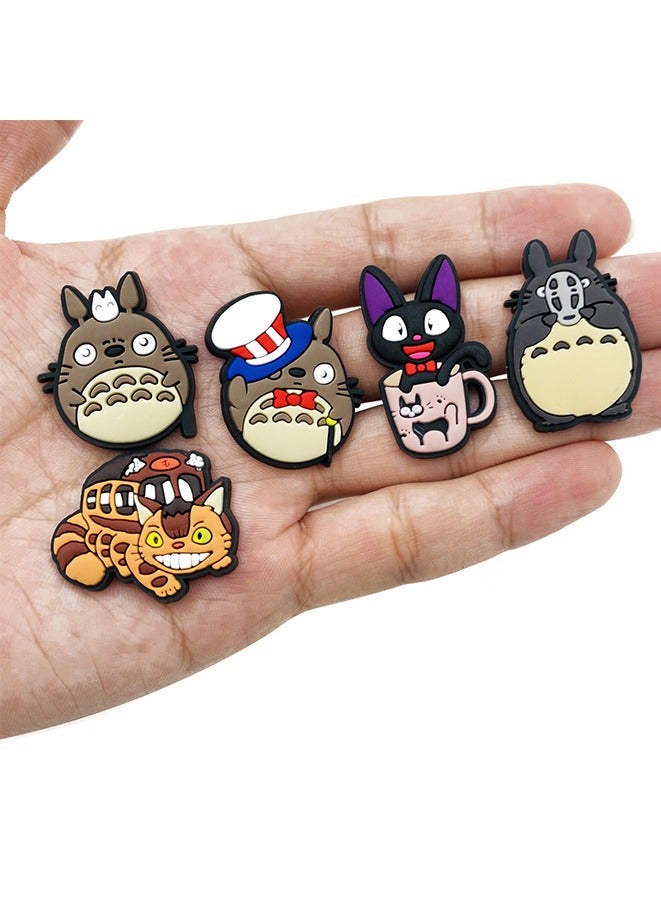 20PCS Crocs Shoe Decoration Charms, Spirited Away Series Charms Shoes Charm for Crocs Hole Hole Shoe for Kids Boys Girls Men Women Party Supplies  - Image 3