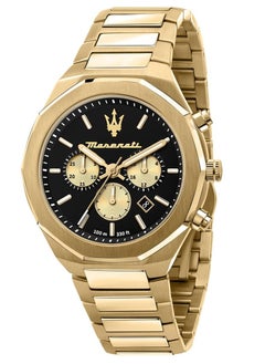 Maserati Maserati R8873642001 Stile 45 mm Chronograph Men's Watch, Gold, Chronograph  - Image 1