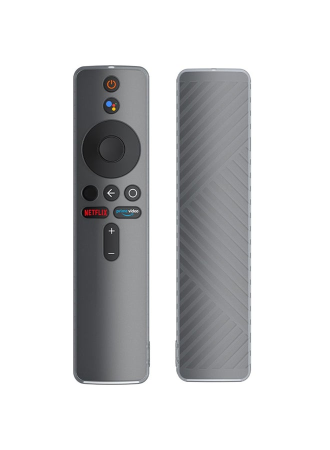 Silicone Remote Control Protective Cover for Xiaomi Mi Box S/4X Mi TV Stick Smart Tv Box Controller Remote Skin Sleeve Shockproof Protector- Clear