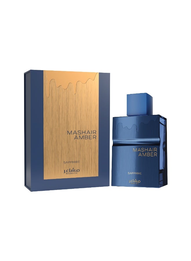 MASHAER Amber Sapphire Unisex Eau De Parfum, 100ML - Image 2