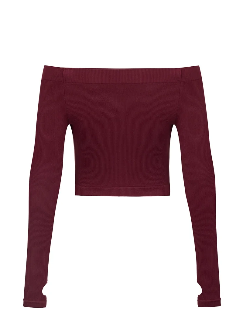 Nocturne Metallic Jersey Top