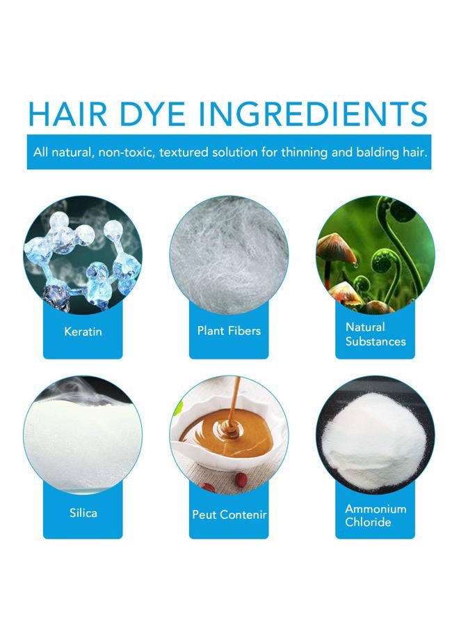 Find Back Hair Building Fibers, Hair Thickening Fibers for Thinning Hair & Bald Spots Thicker Fuller Hair in 15 Seconds Suitbable for Man and Woman 0.97Oz(Dark Brown) - Image 5