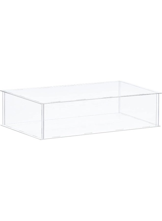 TPGP Acrylic Display Case Plastic Box Clear Assemble Dustproof Showcase 41X36X10.5Cm For Collectibles Items - Image 1