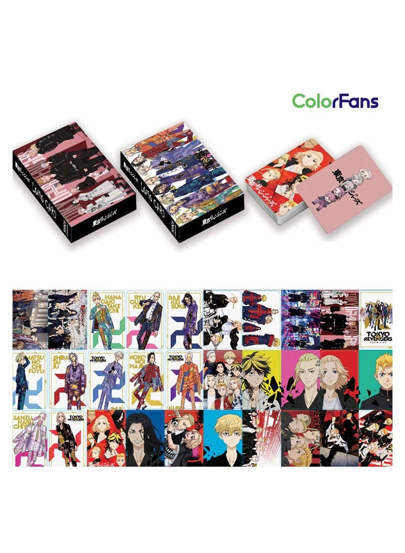 Color Fans 30 قطعة من بطاقات لومو أنيمي طوكيو ريفينجرز اللطيفة - Image 1