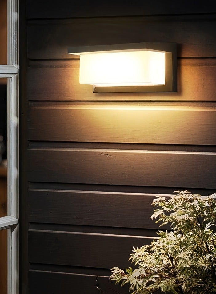 في ماكس مصباح حائط خارجي LED عصري، مقاوم للماء بقوة ١٨ واط، بثلاثة أوضاع ألوان (٣٠٠٠/٤٠٠٠/٦٥٠٠ كلفن) | مقاوم للعوامل الجوية IP65، مقاوم للصدأ، إضاءة ساطعة ١٩٢٠ لومن، مناسب للشرفة والحديقة والجراج والمنزل. - Image 3