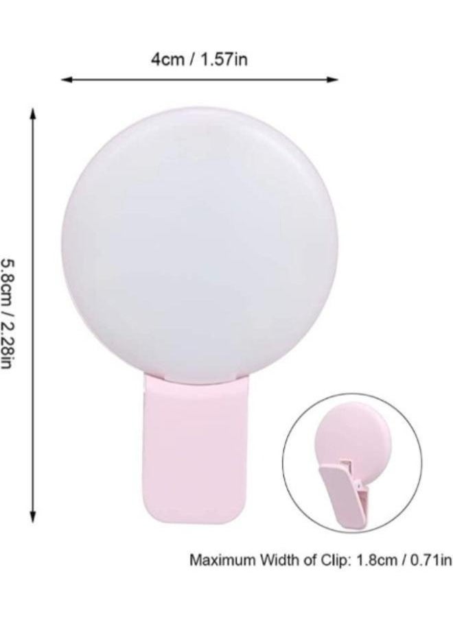 Generic Mobile Phone LED Flash Light Beauty Fill Lamp 3 Enhancement Modes Selfie Light  - Image 2