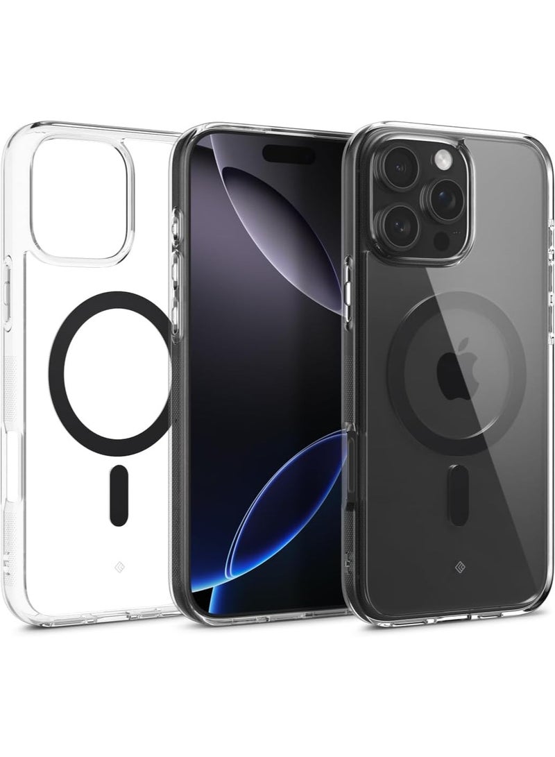 Caseology Capella Mag for iPhone 16 Pro MAX MagSafe Case Cover (2024) - Clear Charcoal - Image 1