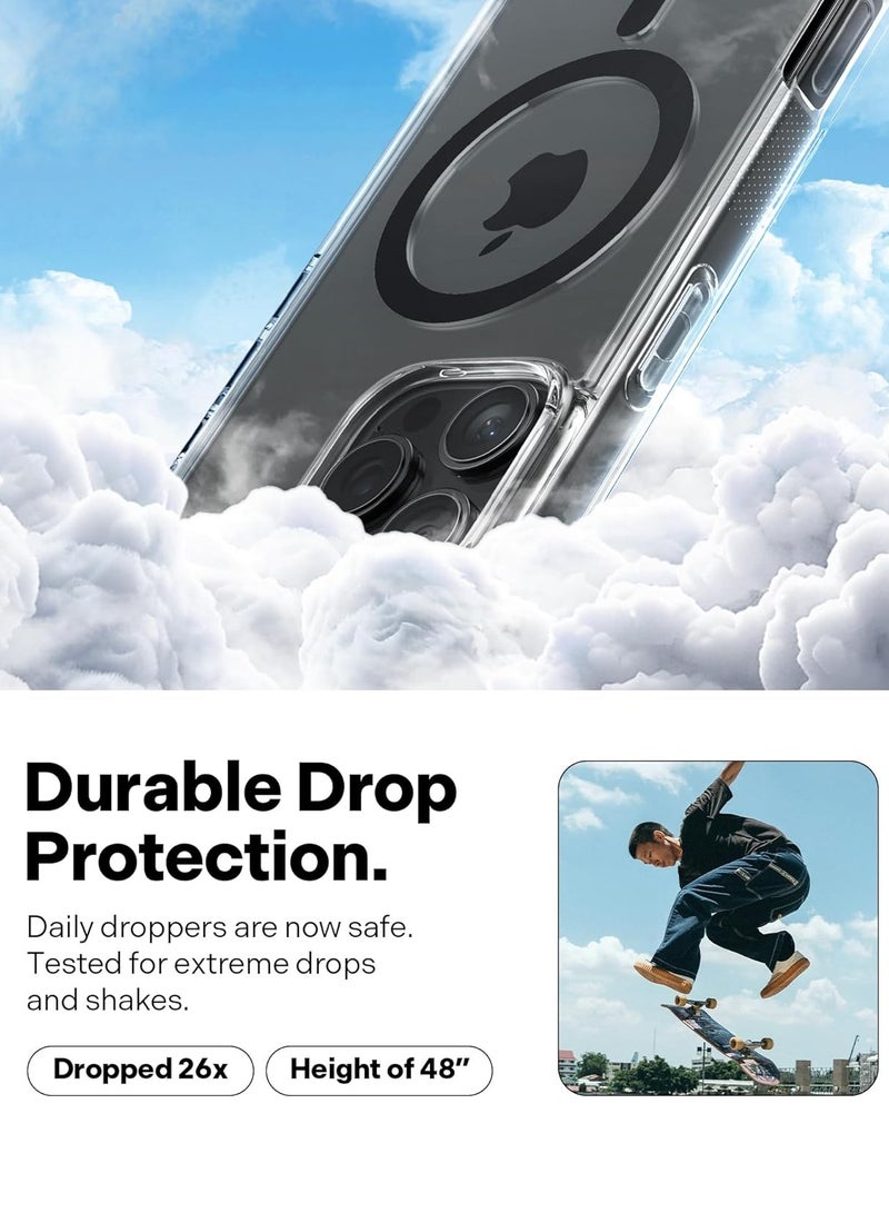 Caseology Capella Mag for iPhone 16 Pro MAX MagSafe Case Cover (2024) - Clear Charcoal - Image 4