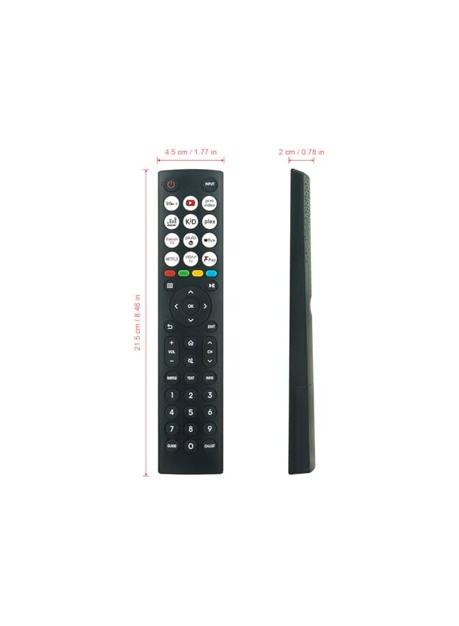 The Bros EN2N36H Replacement Remote Compatible with Hisense Smart TV T325573 32E4KTUK 40A5KQTUK 40E4KTUK 32A5KQTUK 32A4KTUK 40A4KTUK - Image 4