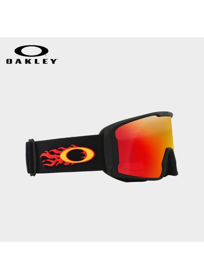 OAKLEY Oakley Ski Goggles, Spectrum Smart Lenses, Outdoor Double-layer Anti-fog Wide-view Cylindrical Snow Goggles, Protective Eyewear, 0oo7070-g8 - Image 5