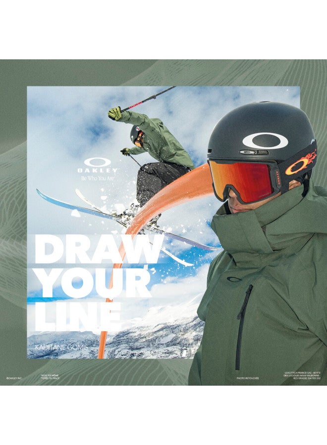 OAKLEY Oakley Ski Goggles, Spectrum Smart Lenses, Outdoor Double-layer Anti-fog Wide-view Cylindrical Snow Goggles, Protective Eyewear, 0oo7070-g8 - Image 2