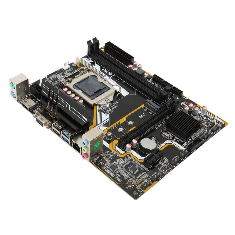 LGA 1150 ATX Motherboard: 3 Phase Power, 32GB/s M.2 Interface, Stable Power Supply - B85 Chipset DDR3 Mainboard for PC Gaming & Desktop Builds - Image 3