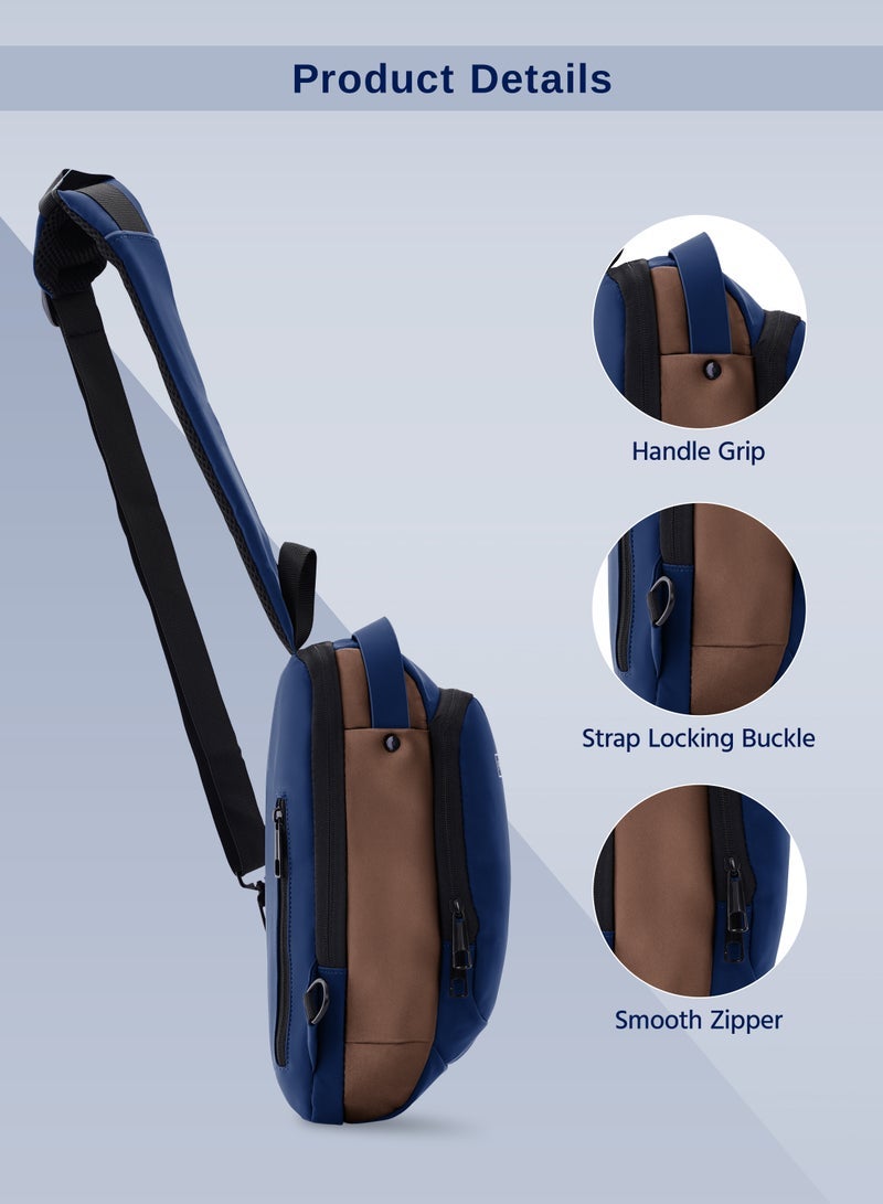 Parajohn Anti theft Crossbody Sling bagShoulder BackpackLightweight Chest Daypack with USB Charging Port - Image 5