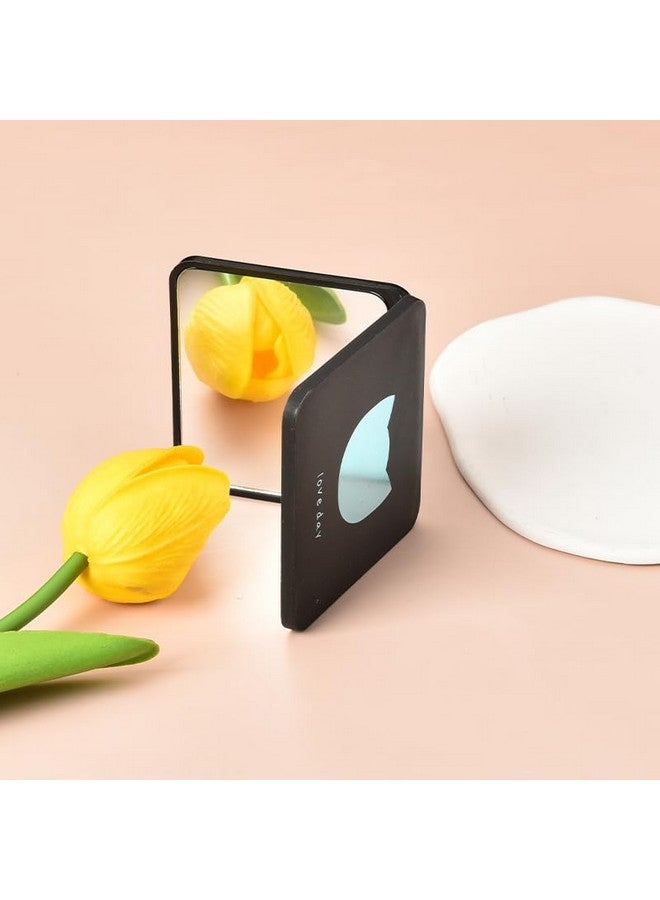 YangQian Folding Small Compact Mirror For Women Purse Cat Pocket Mirror Mini Makeup Vanity Mirror Compact Travel Mirror Cute Handheld Mirror For Women Girls Unbreakable Camping Bag Wallet Mirror Compact - Image 4