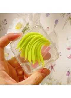 ICONSIAM Japanese Lash Lift Rods Cat Eye Lifting Shields Silicone Eyelash Perm Rod No Glue On Eyelid 5 Size Bright Pads For All Eyelashes Soft Lami Perm Roller Lift Lashes J Curl Extension Look Smooth Pad  - Image 5