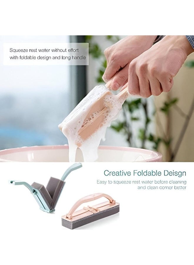 Deep Cleaning Brush - Flexible Sponge Tool for Efficient Household Surface Cleaning, Foldable Design for Convenient Storage and Convenient Handling - Image 3
