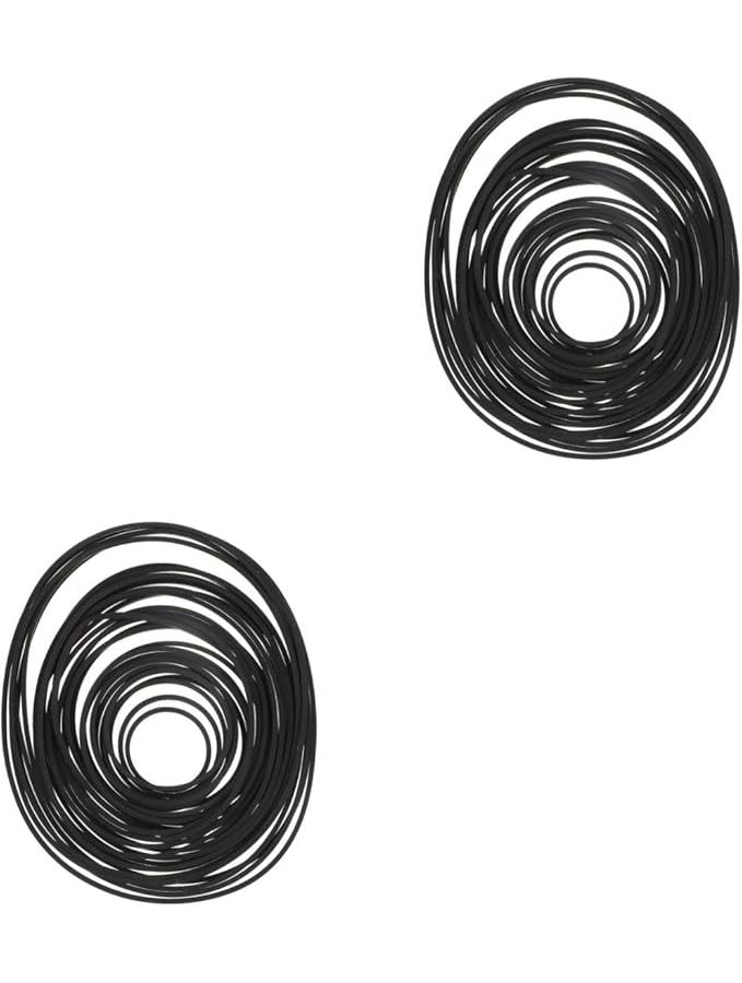 60pcs Recorder Rubber Belt Replacement 0.12x13.5cm Black Low Noise Wear Resistant - Image 1