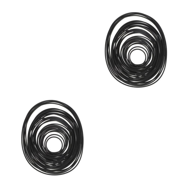 60pcs Recorder Rubber Belt Replacement 0.12x13.5cm Black Low Noise Wear Resistant - Image 2