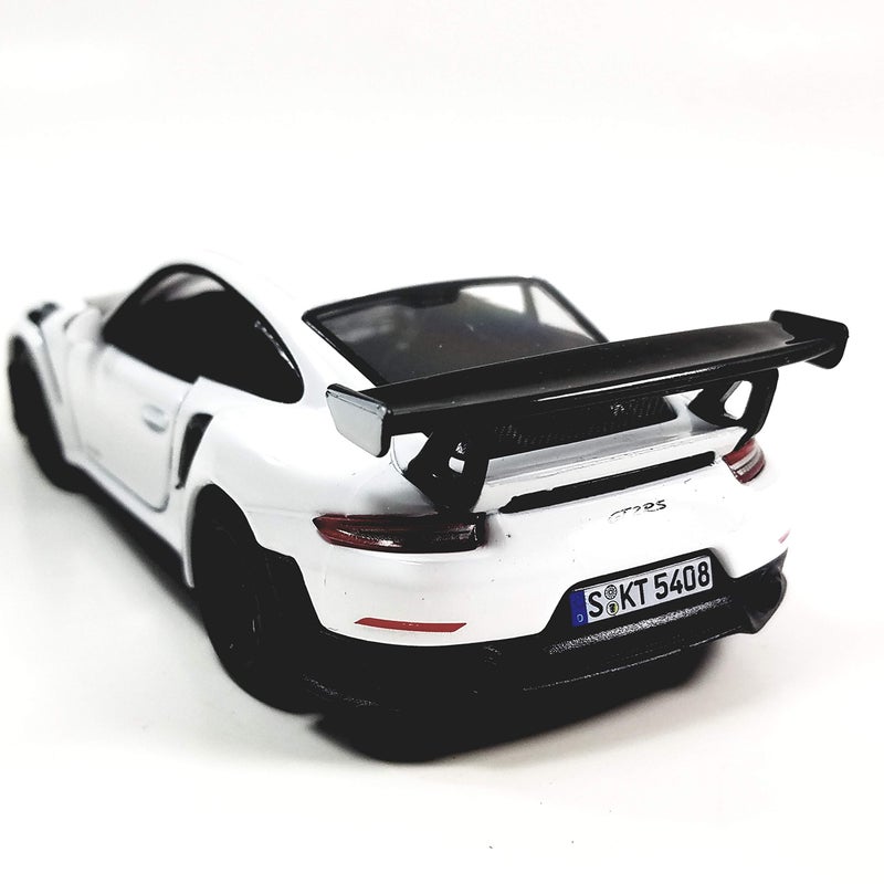 Kinsmart 2010 Porsche 911 GT2 RS Egghell White 1/36 Scale Diecast Metal Model Toy Sports Car - Image 5