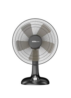 Electro General Electro General Table Fan FTB-B632 – 60W Power, 16" (40cm) Size, Full Copper Motor (74*18mm), Five AS Blades, 3 Speed Control, One Hour Timer, Black Color, No Remote Control  - Image 1