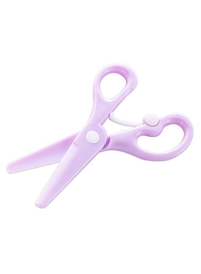 Eazy Kids School Scissors for Kids w/ Lock– Purple - Image 4