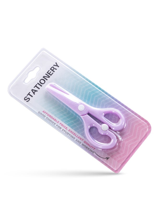 Eazy Kids School Scissors for Kids w/ Lock– Purple - Image 2