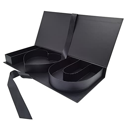 WENPACK Empty I Love You Cardboard Letter Fillable Paper Gift Box Flower Chocolate Packaging (DarkBlack) - Image 2