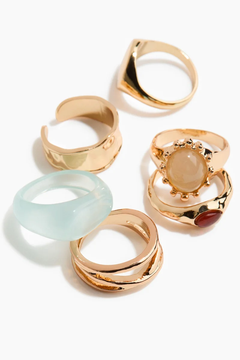 H&M 6-pack rings