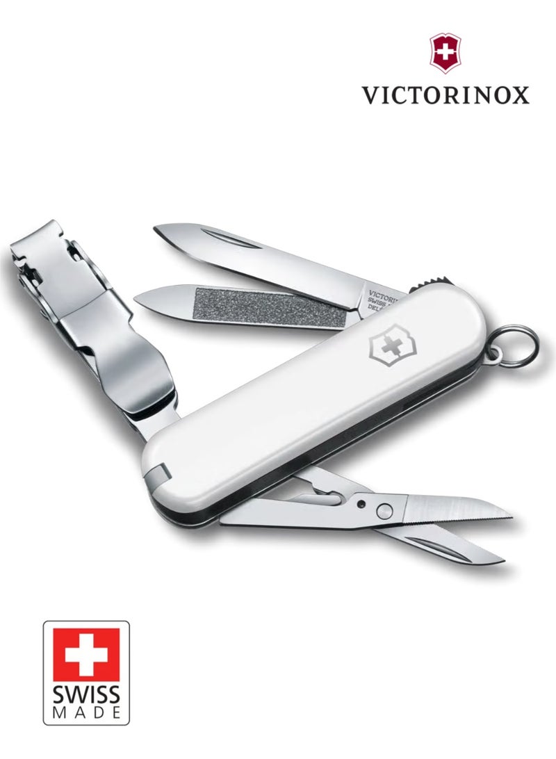 Victorinox Nail Clip 580 White Swiss Made 8 Functions - Image 1