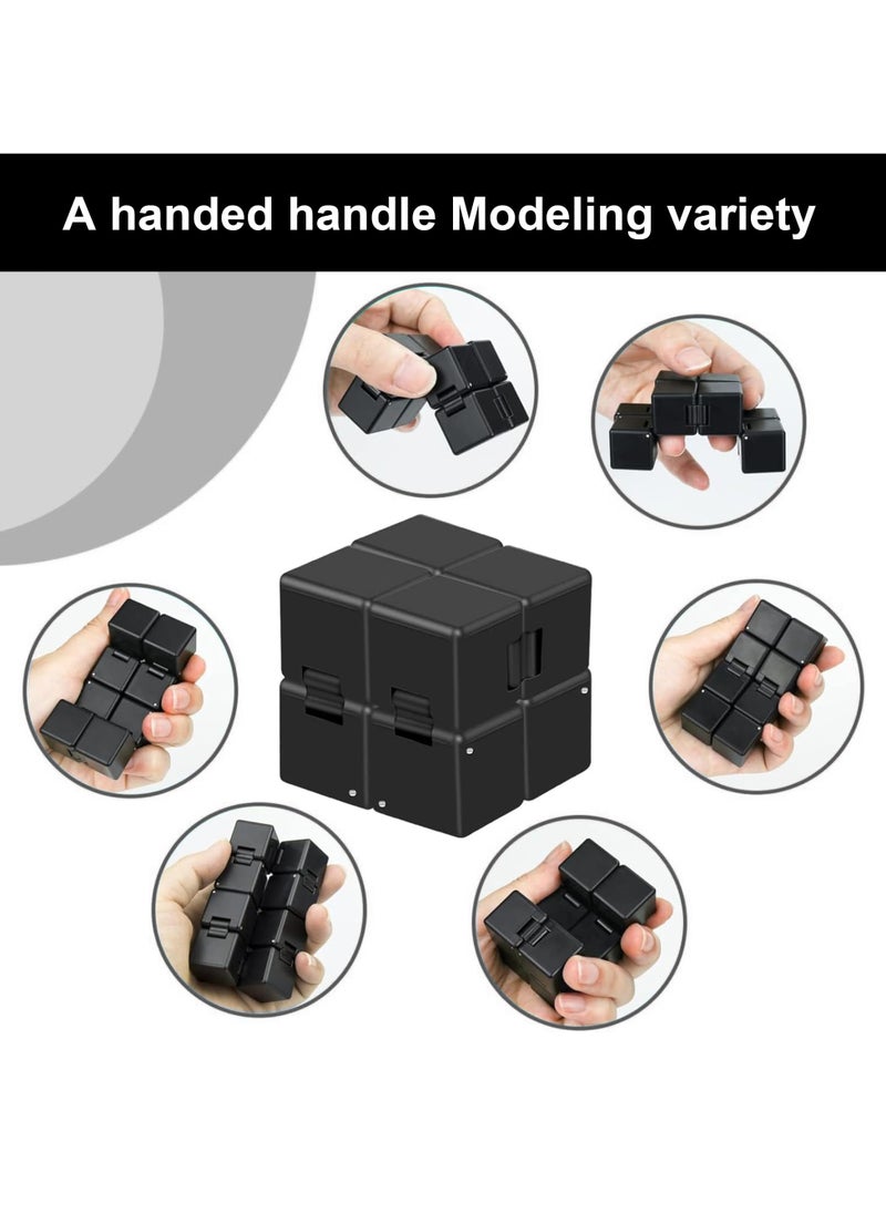 Mr. Penda - 2 Pack Infinity Cube Fidget Toy, Portable Desk Toy for Teens and Adults, Cool Mini Gadget for Fun and Relaxation, Unique Idea That Is Light on the Fingers and Hands - Image 1