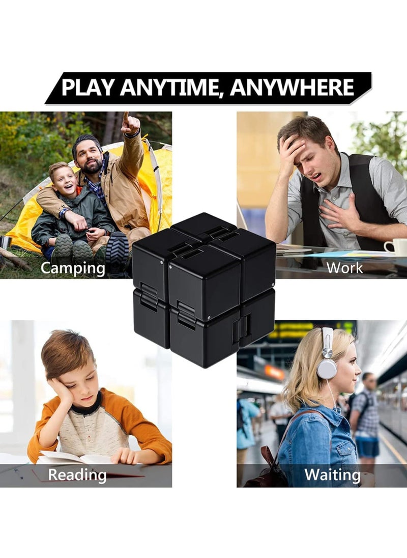 Mr. Penda - 2 Pack Infinity Cube Fidget Toy, Portable Desk Toy for Teens and Adults, Cool Mini Gadget for Fun and Relaxation, Unique Idea That Is Light on the Fingers and Hands - Image 1