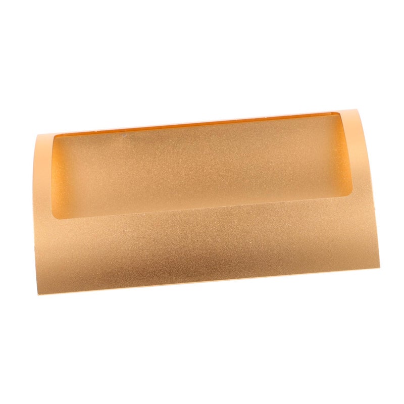 Gold Metal Business Card Holder Desktop Organizer With Easy Access Card Display Stand - Image 2