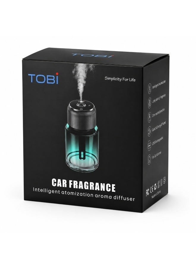TOBI Smart Car Fragrance Diffuser – Intelligent Atomization Aroma Air Freshener for Car Interior, USB Rechargeable - Image 3