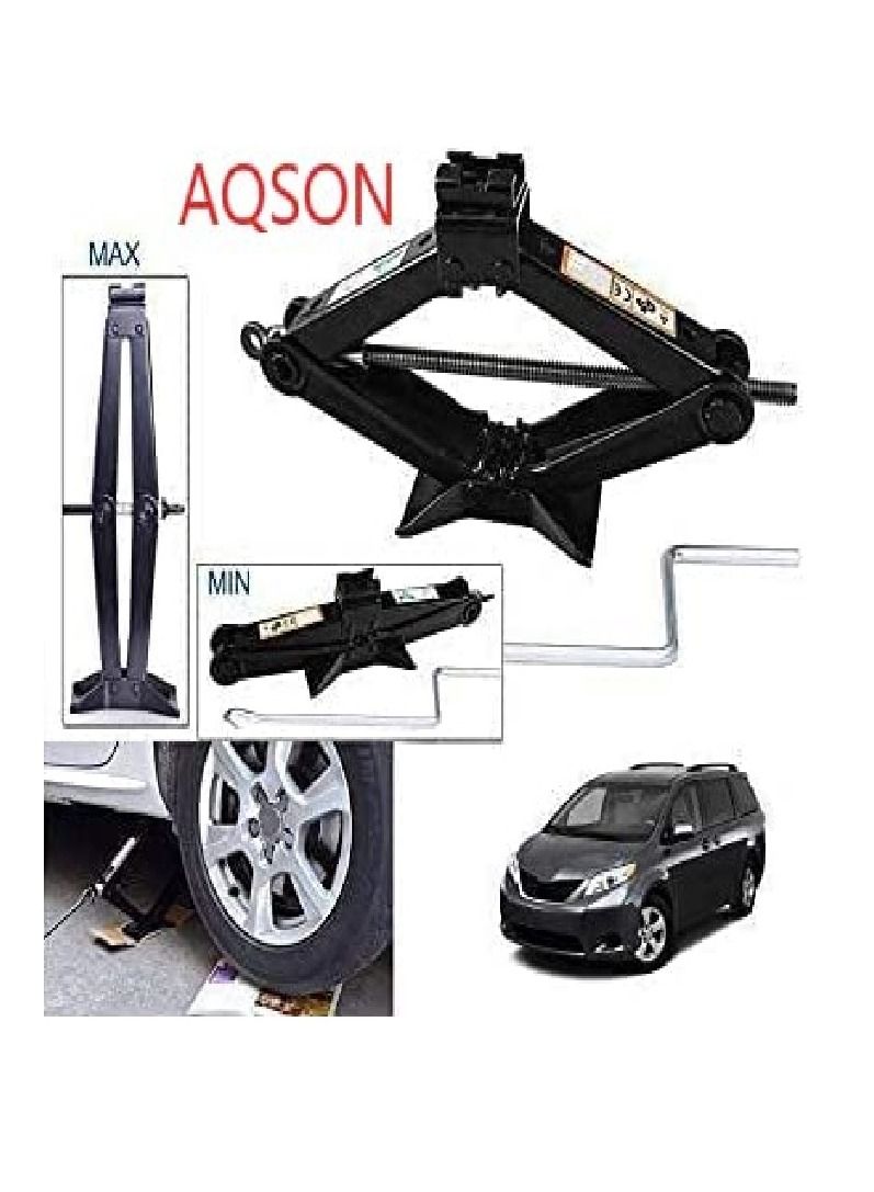 AQSON AQSON Scissor Jack 2 ton, Red  - Image 2
